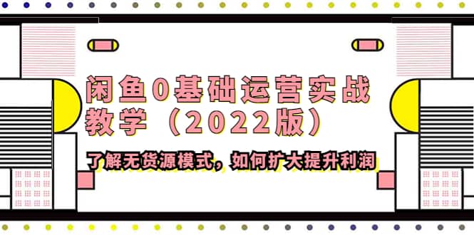 闲鱼0基础运营实战教学，了解无货源模式，如何扩大提升利润