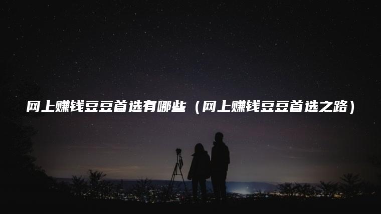 网上赚钱豆豆首选有哪些（网上赚钱豆豆首选之路）