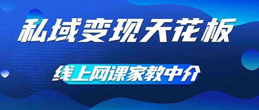 私域变现天花板