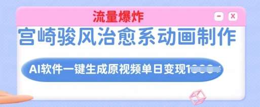 宫崎骏风治愈系动画制作教程