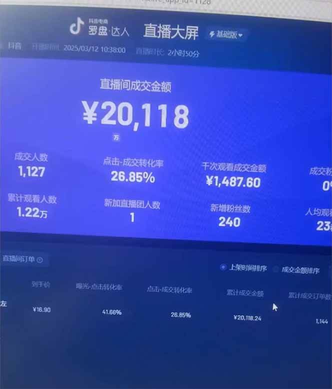 （14211期）日赚6000+！抖音小时达Ai无人直播躺赚新风口，0门槛吃官方亿级流量！