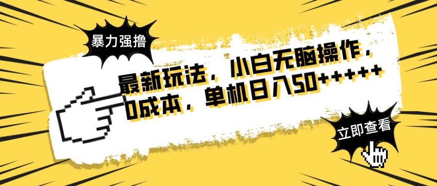 （14400期）最新玩法 广告暴力强撸 傻瓜式操作 无需养鸡 矩阵式操作 可无限放大 单...
