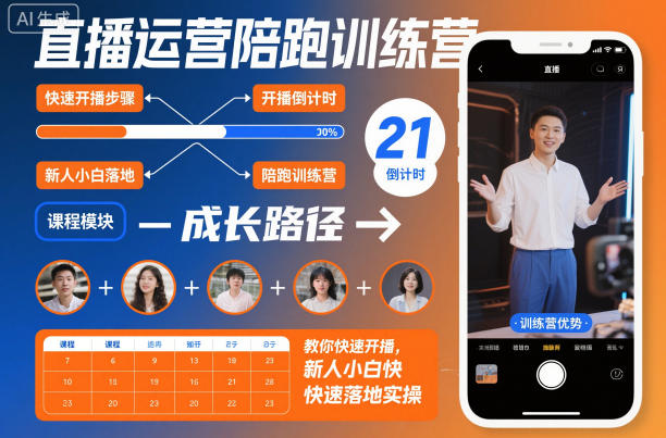 2025直播运营陪跑实战：新手高效开播与变现实操指南