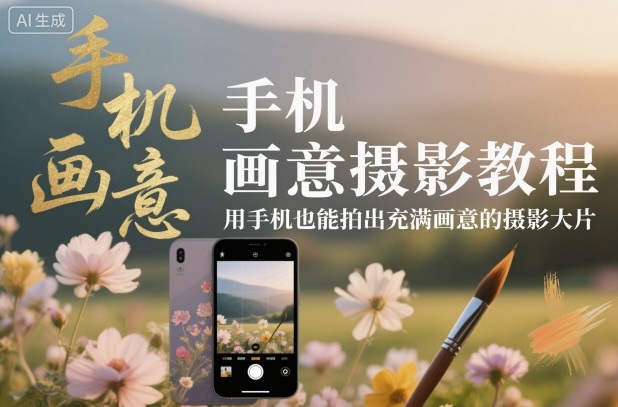 手机摄影变现攻略：轻松用手机拍出值钱大片