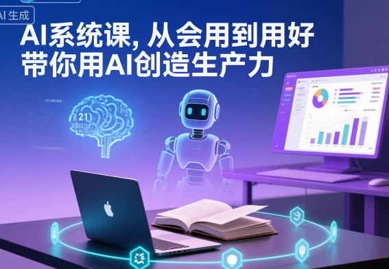 2025AI系统课：从会用到用好，AI变现实战指南