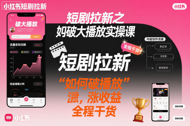小红书短剧拉新实战：提升播放量与收益的完整策略指南