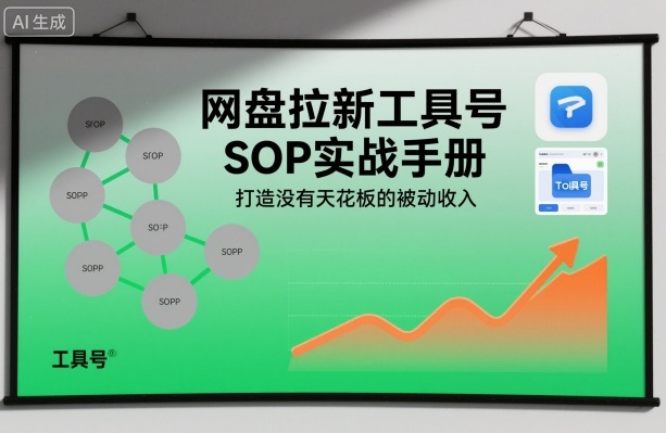 网盘拉新工具号SOP实战手册：构建被动收入策略指南