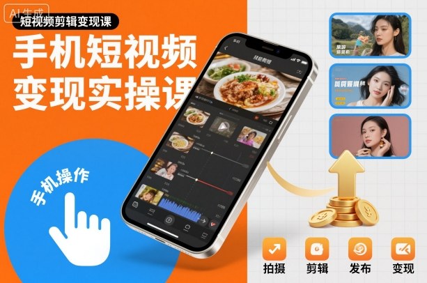 手机短视频剪辑变现实战指南