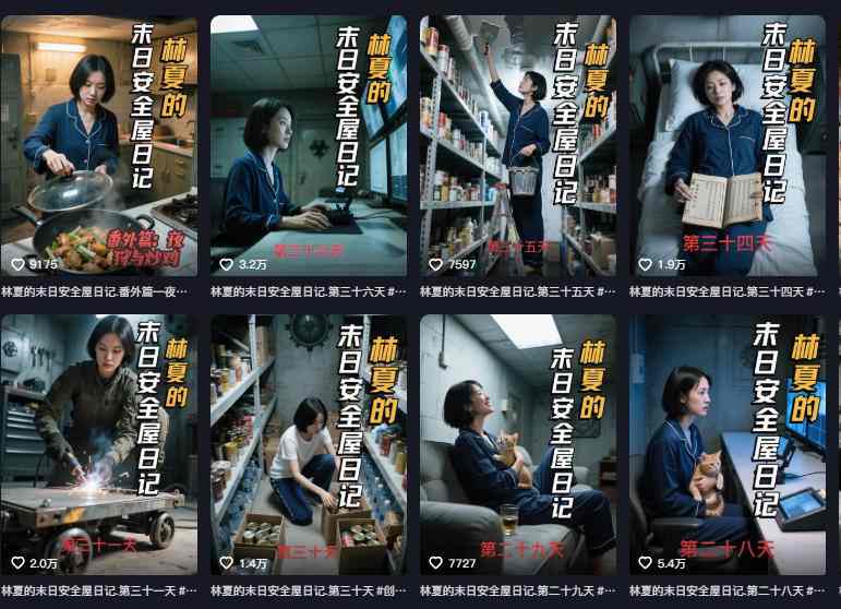 十个作品涨粉近20W！AI制作末日安全日记连载变现实战（附详细步骤）