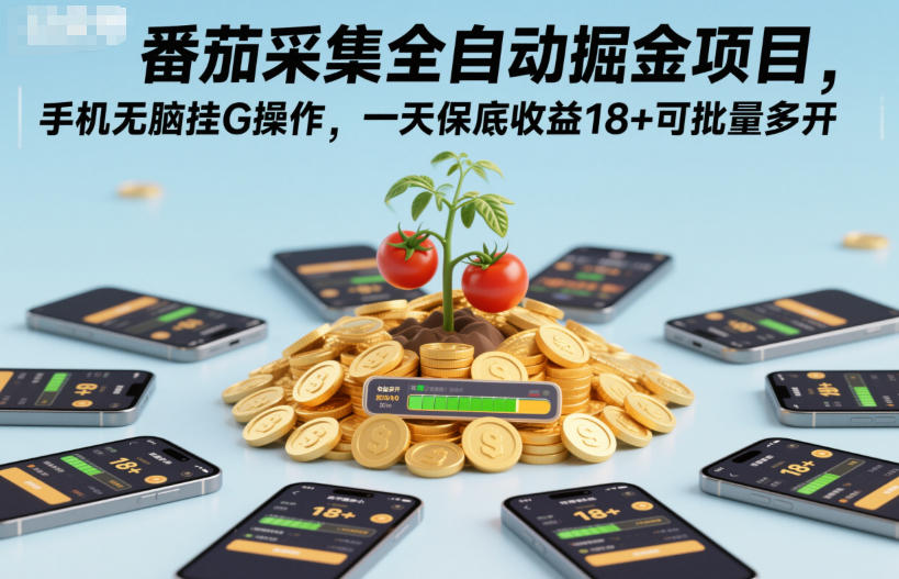 番茄采集掘金项目实操指南：手机轻松操作探索被动收入潜力