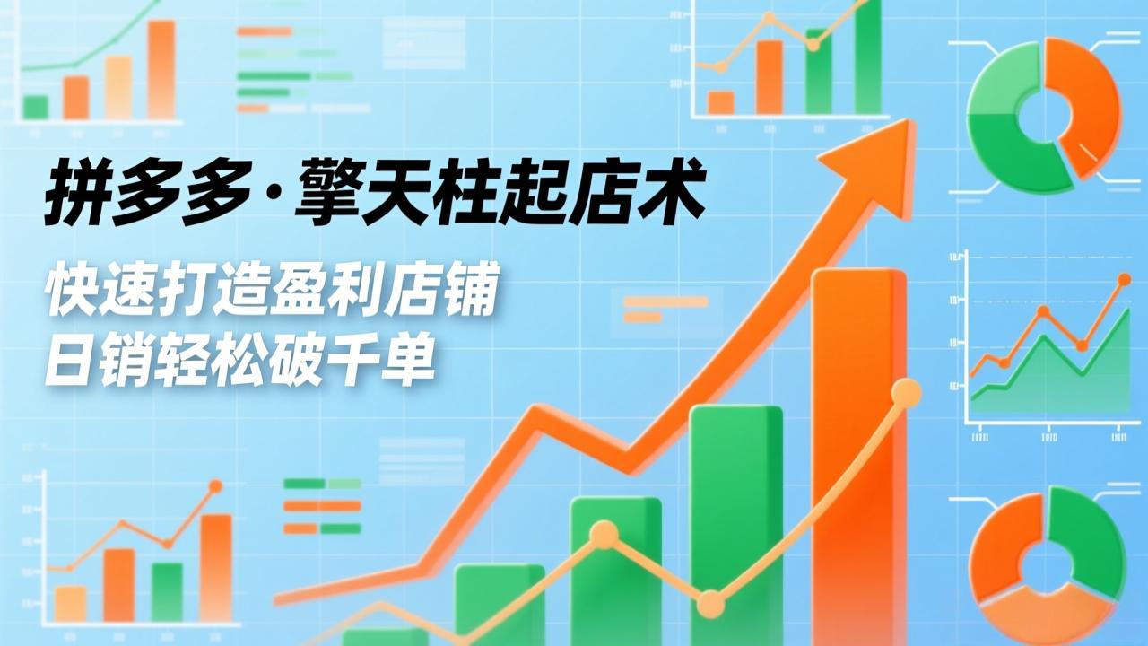 拼多多高效起店策略：流量布局与盈利提升实战指南，打造持续盈利店铺- 高羽网创