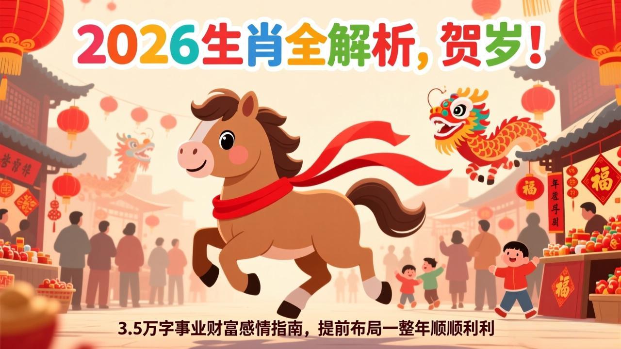 2026生肖财富攻略:3.5万字事业感情实操指南,全年布局被动收入方法 2026生肖财富攻略:3.5万字事业感情实操指南,全年布局被动收入方法