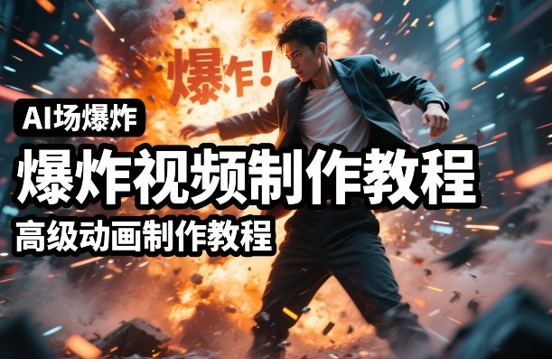 AI场景视频制作变现教程：实战利用人物实拍打造高级动画特效