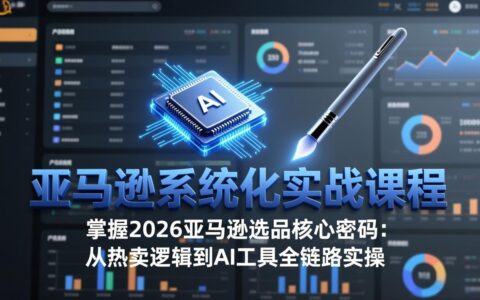 亚马逊选品实操指南-2026最新更新：热卖分析到AI工具应用，提升选品成功率